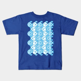 funny fish texture Kids T-Shirt